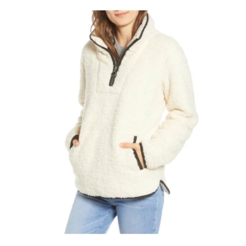 Thread & Supply Cream Sherpa Jacket